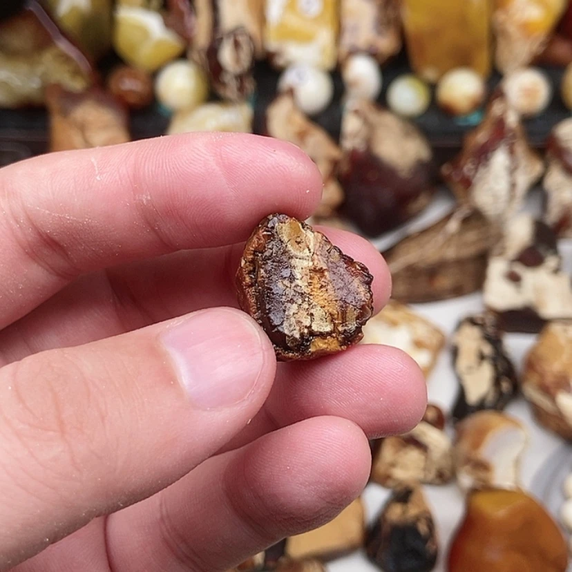 【闪购商品】定制琥珀未镶嵌咔*咔