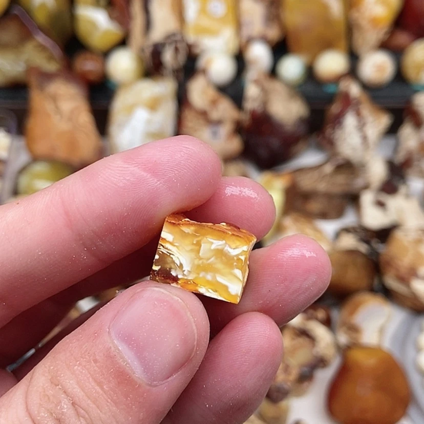 【闪购商品】定制琥珀未镶嵌咔*咔