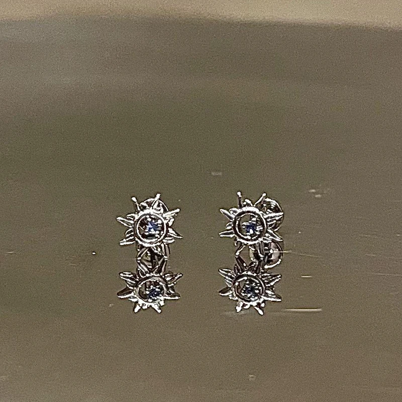 钛钢耳饰 太阳神｜RINGRING商店耳骨钉医用钛钢平底高级感耳蜗钉