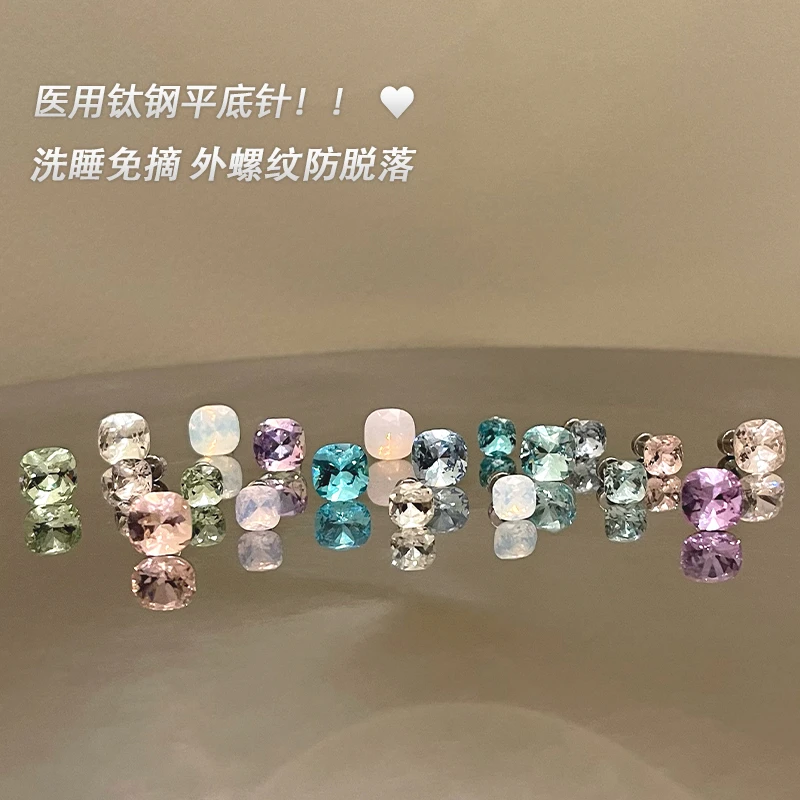 钛钢耳饰 高亮肥方！RINGRING商店耳骨钉标准杆6mm医用钛钢耳蜗钉