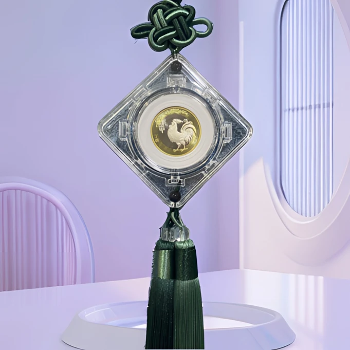 法定货币【张老师专属】生肖龙年纪念币挂件羊猴鸡狗猪鼠牛虎兔收藏