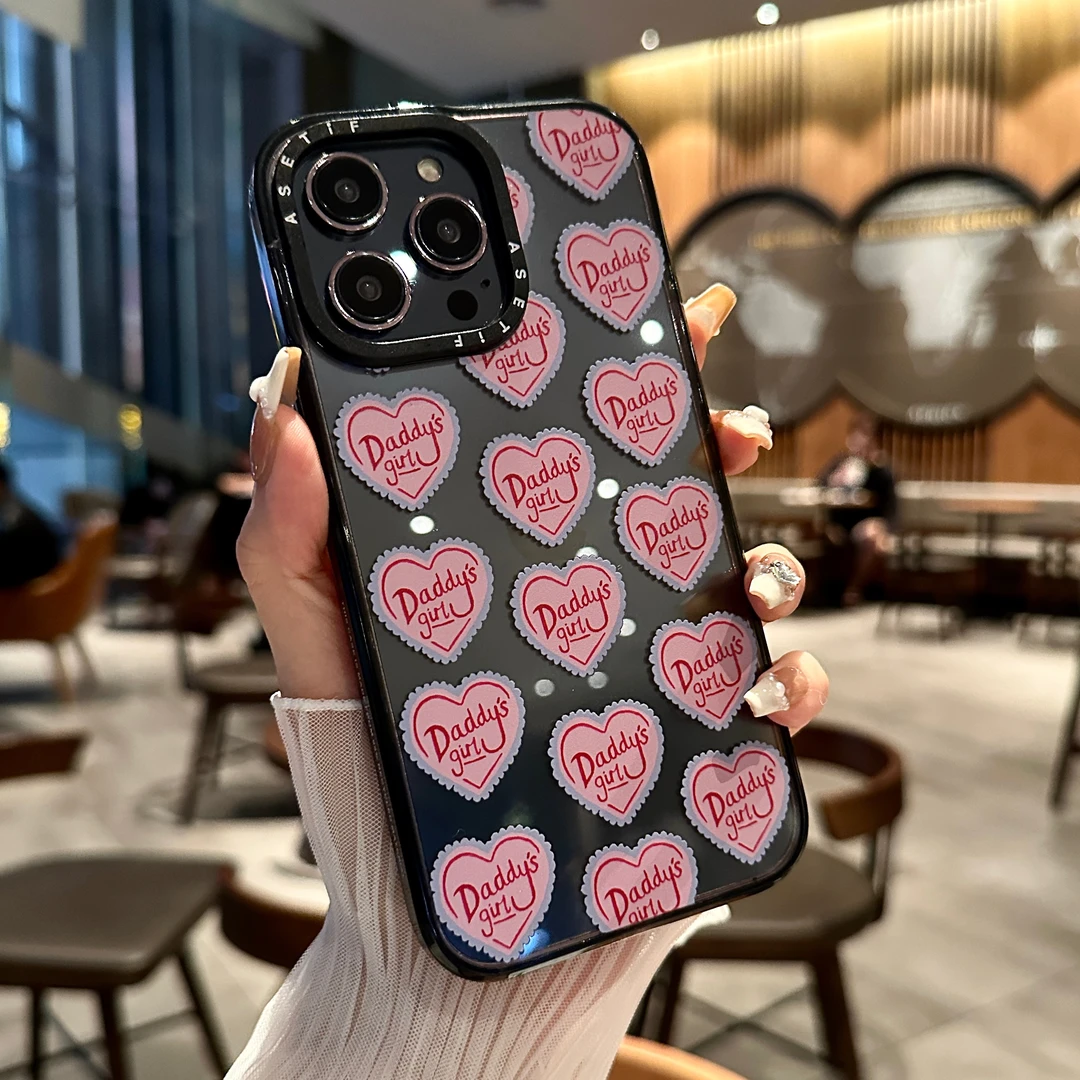 透明亚克力iphone14pro手机壳苹果15promax芭比爱心13软边12高级