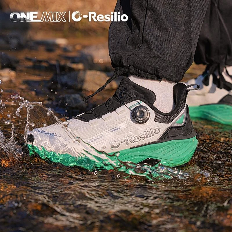 觅氧徒步户外运动鞋男秋季防水防滑情侣款轻便减震户外休闲鞋女