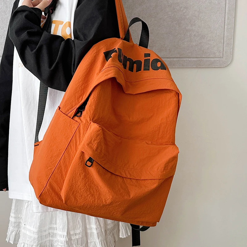 日系书包女高中大学生初中生结实耐用韩国大容量百搭校园潮双肩包