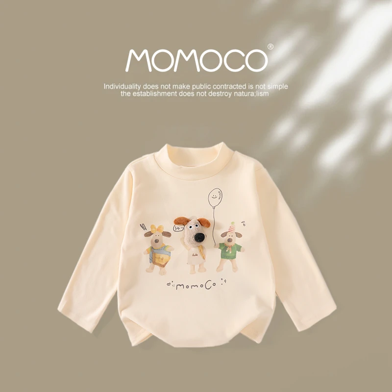 【断码清仓】MOMOCO儿童中小童长袖打底宝宝保暖男童75480239001