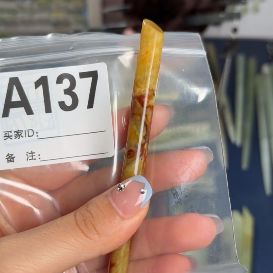 【闪购商品】蛇纹石玉发饰合金无****姐