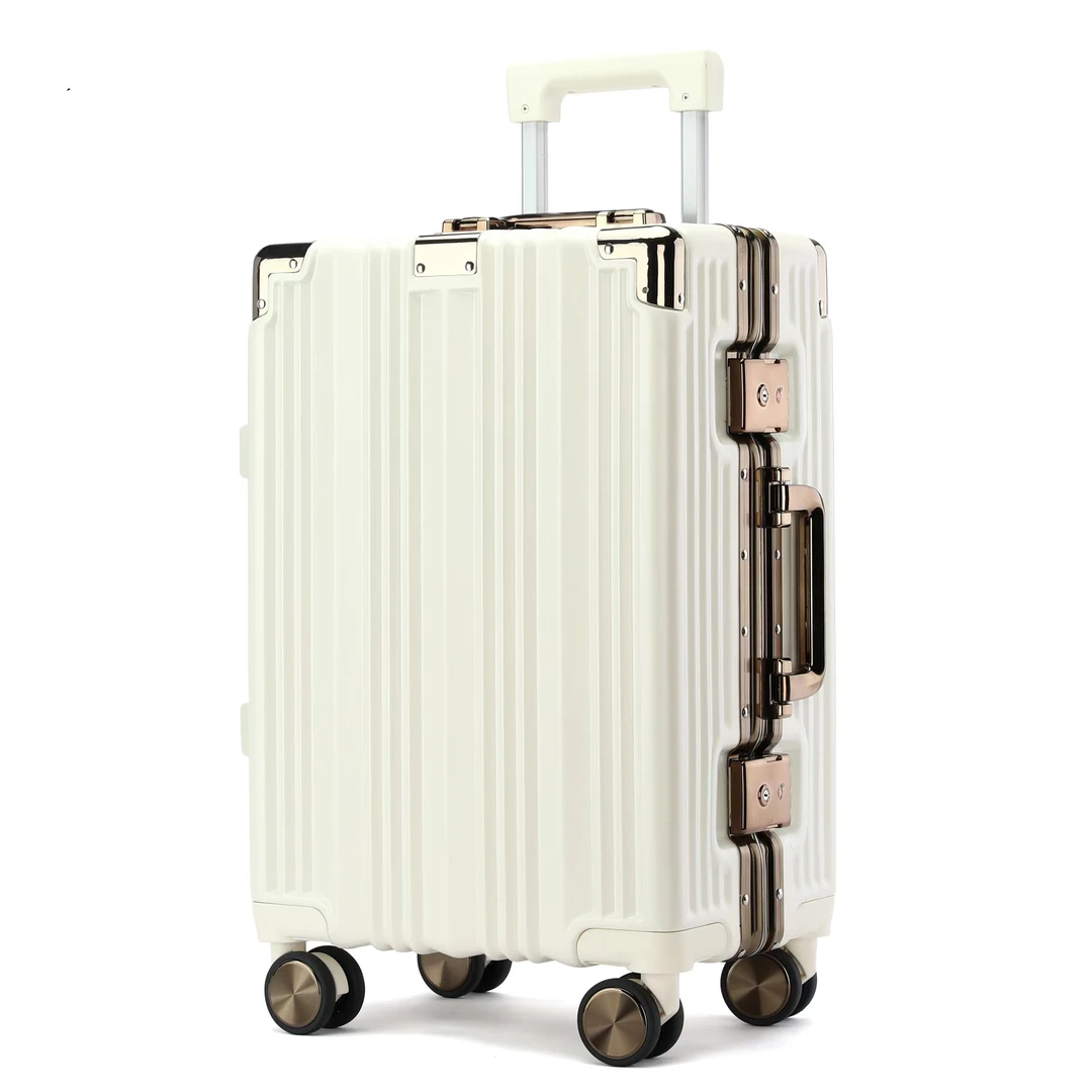 YTZ 新款休闲登机行李箱经典时尚大容量旅行行李箱铝框拉杆箱2