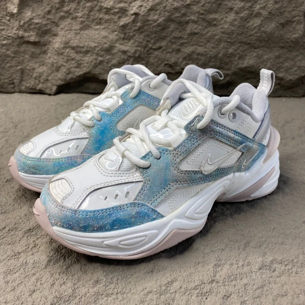 35.5码/市场价439/Nike M2K Tekno渲染女款 蓝白 老爹鞋 全新原盒