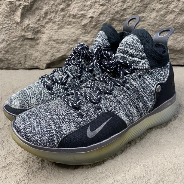 42.5码/市场价1599/Nike KD11 杜兰特奥利奥黑白 篮球鞋 二手无盒