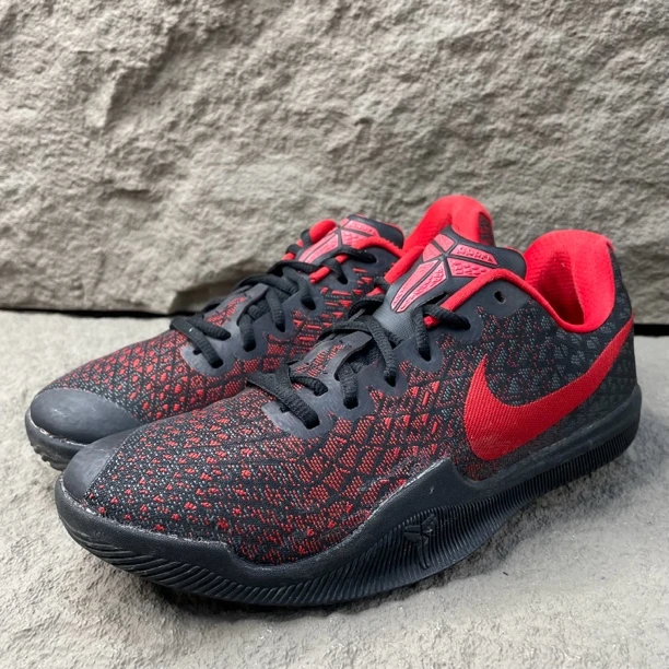 42.5码/Nike/科比 Kobe 曼巴精神 黑红 低帮 篮球鞋 二手无盒