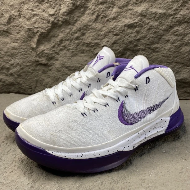 42码/市场价2499/Nike KOBE AD 科比 白紫 篮球鞋 二手无盒