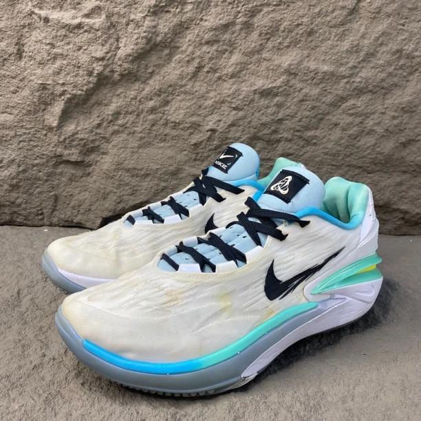 44码/市场价959/Nike GT Cut 2 EP 白绿 篮球鞋 二手无盒