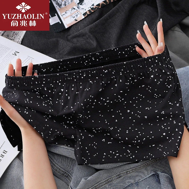 青少年纯色棉质男士内裤男款平角裤阿罗裤高档男生男孩四角裤短裤