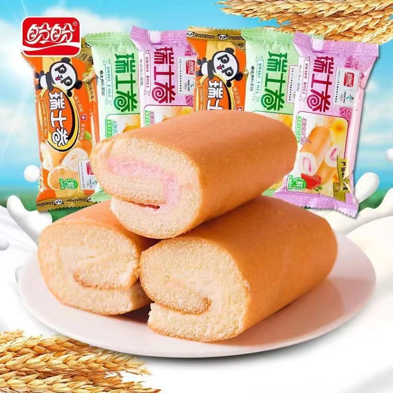 盼盼瑞士卷20包早餐夹心蛋糕食品解馋小零食糕点年货整箱小蛋糕