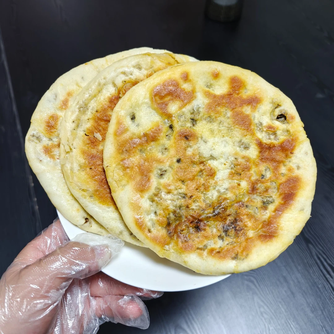 巴山特色小吃 手工盐菜饼子10个装