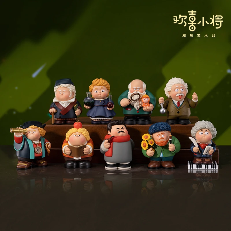 欢喜小将《逢考必胜》潮玩艺术品金榜题名桌面摆件个性创意车载摆件