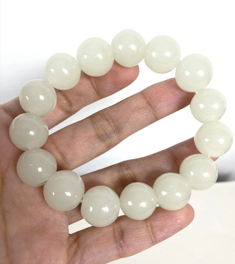 夜光琉璃珠手串珠子直径15mm