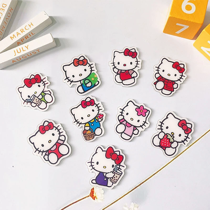 新款卡通kitty猫亚克力胸针凯蒂可爱女别针服装配饰制定徽章