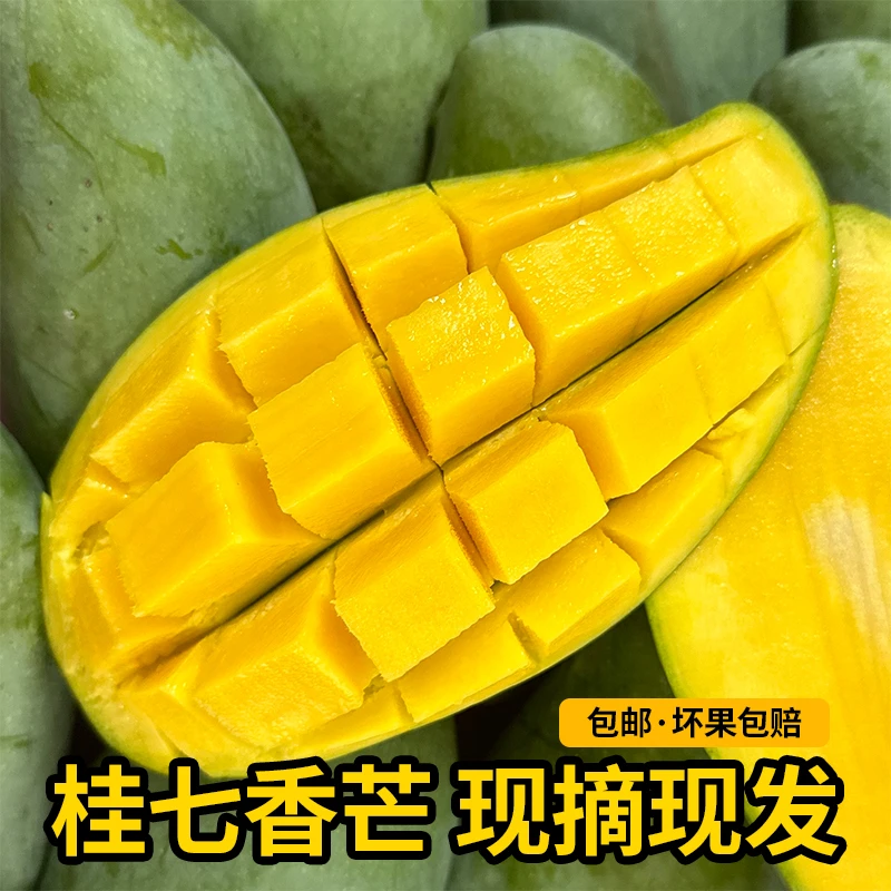 广西百色桂七芒果当季整箱应季热带特产（微瑕）大果包邮礼品装