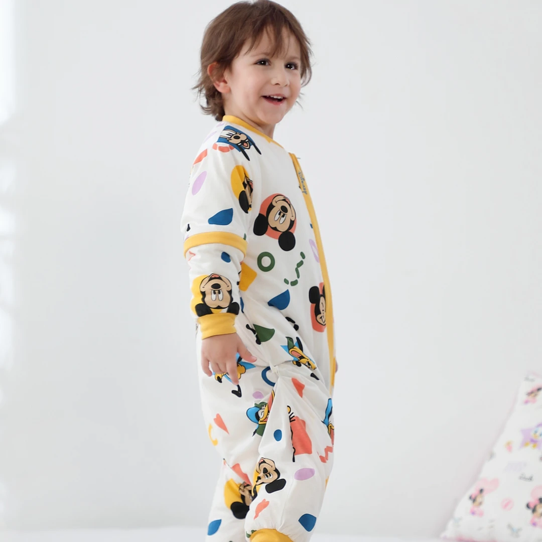 迪士尼加厚恒温分腿睡袋婴幼儿防踢被神器