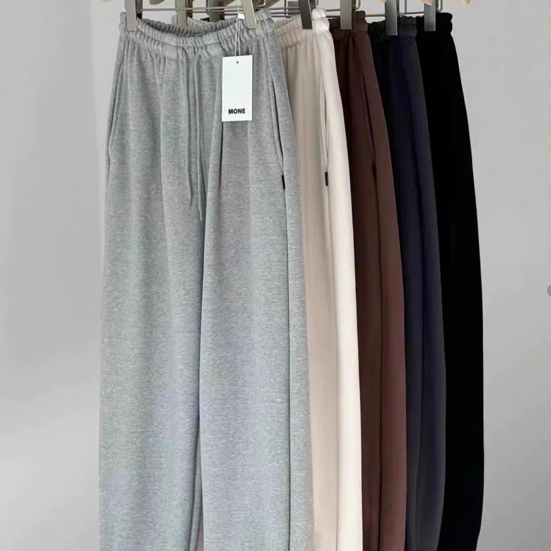 MONE休闲百搭秋季束腿平纹休闲卫裤