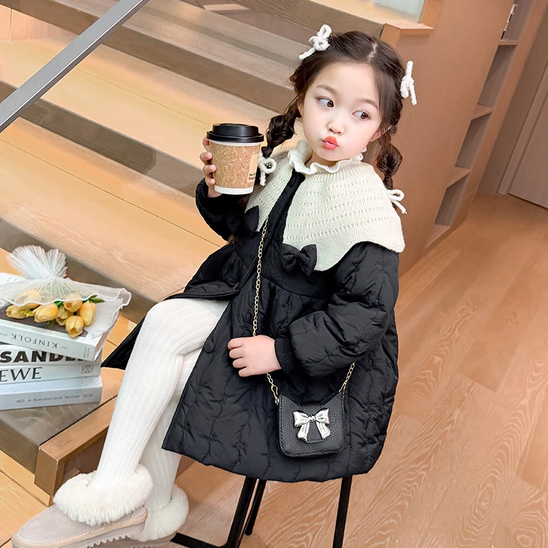 女童加厚棉服冬季韩版洋气女宝宝加绒外套棉袄冬装2024新款爆款潮