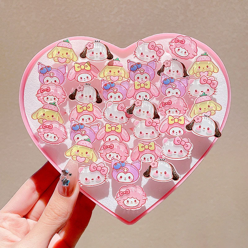 儿童戒指女童玩具首饰宝石饰品女孩爱莎公主钻石卡通小众可爱指环