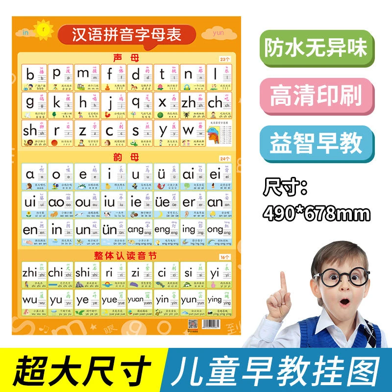挂图-汉语拼音字母表