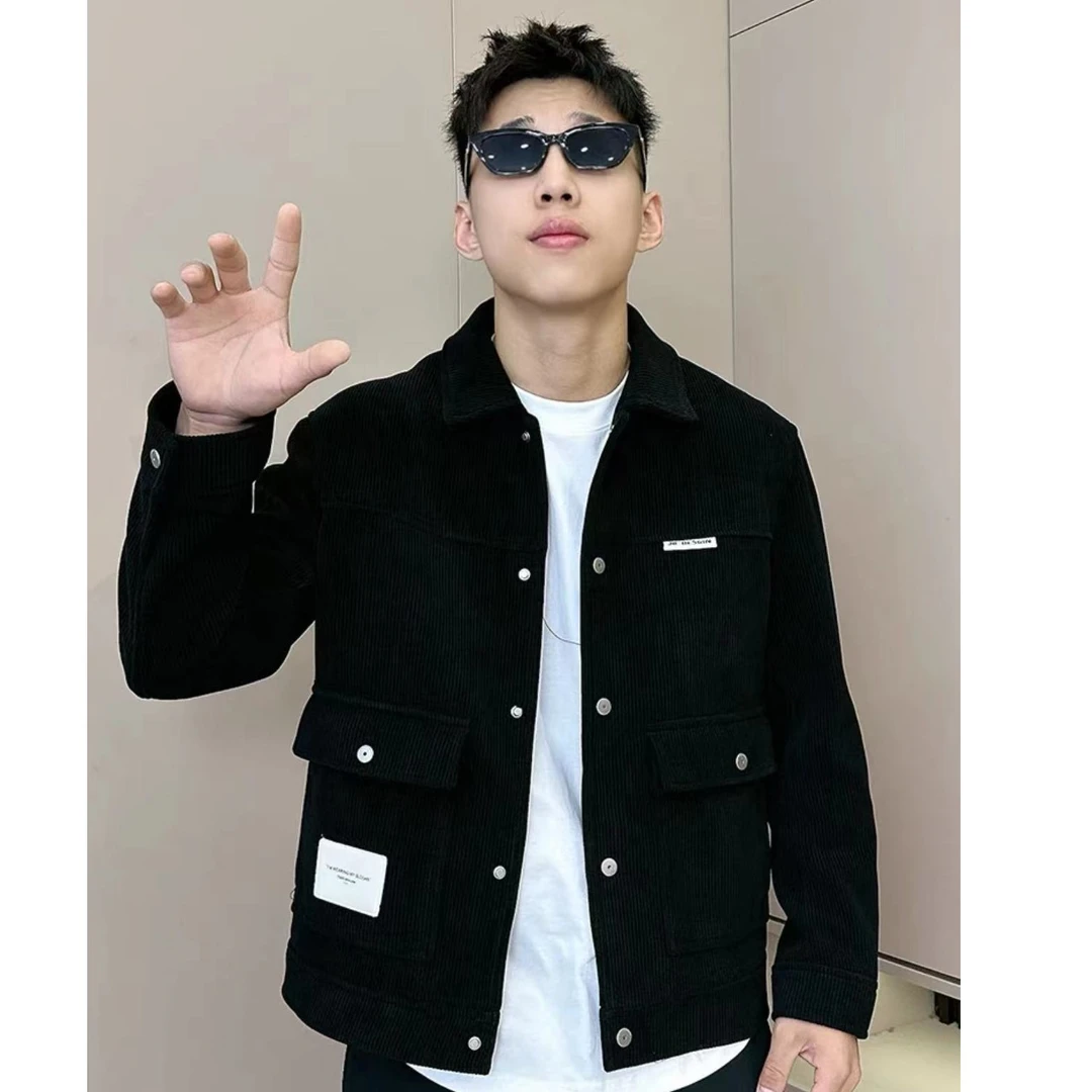 冬季欧棉绒羽绒服休闲时尚百搭潮流复古保暖羽绒服8182