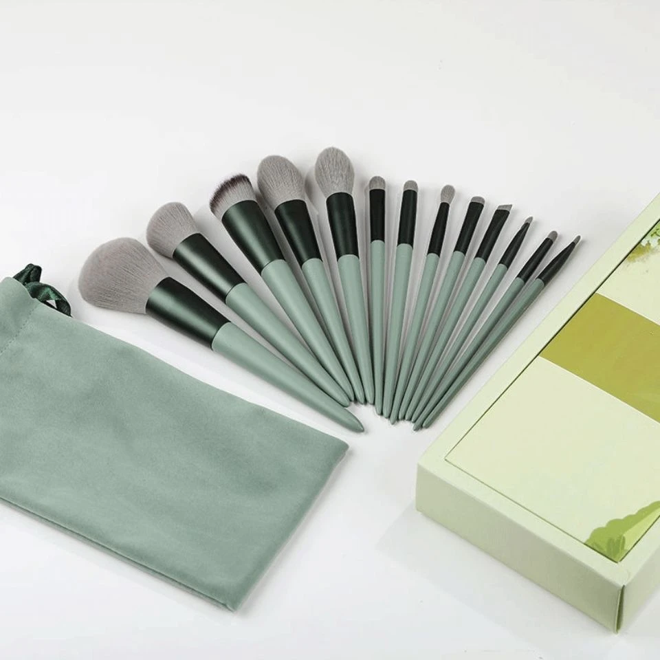 13支四季青化妆刷套装软毛散粉刷腮红刷眼影刷初学者全套美妆工具