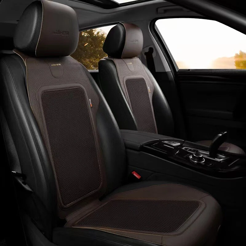 Nile/尼罗河汽车坐垫小蛮腰四季通用天然亚麻透气环保奔驰宝马