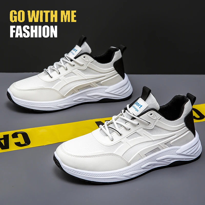 2024年秋冬季新款男士休闲轻便跑步鞋透气百搭时尚鞋鞋阿甘鞋