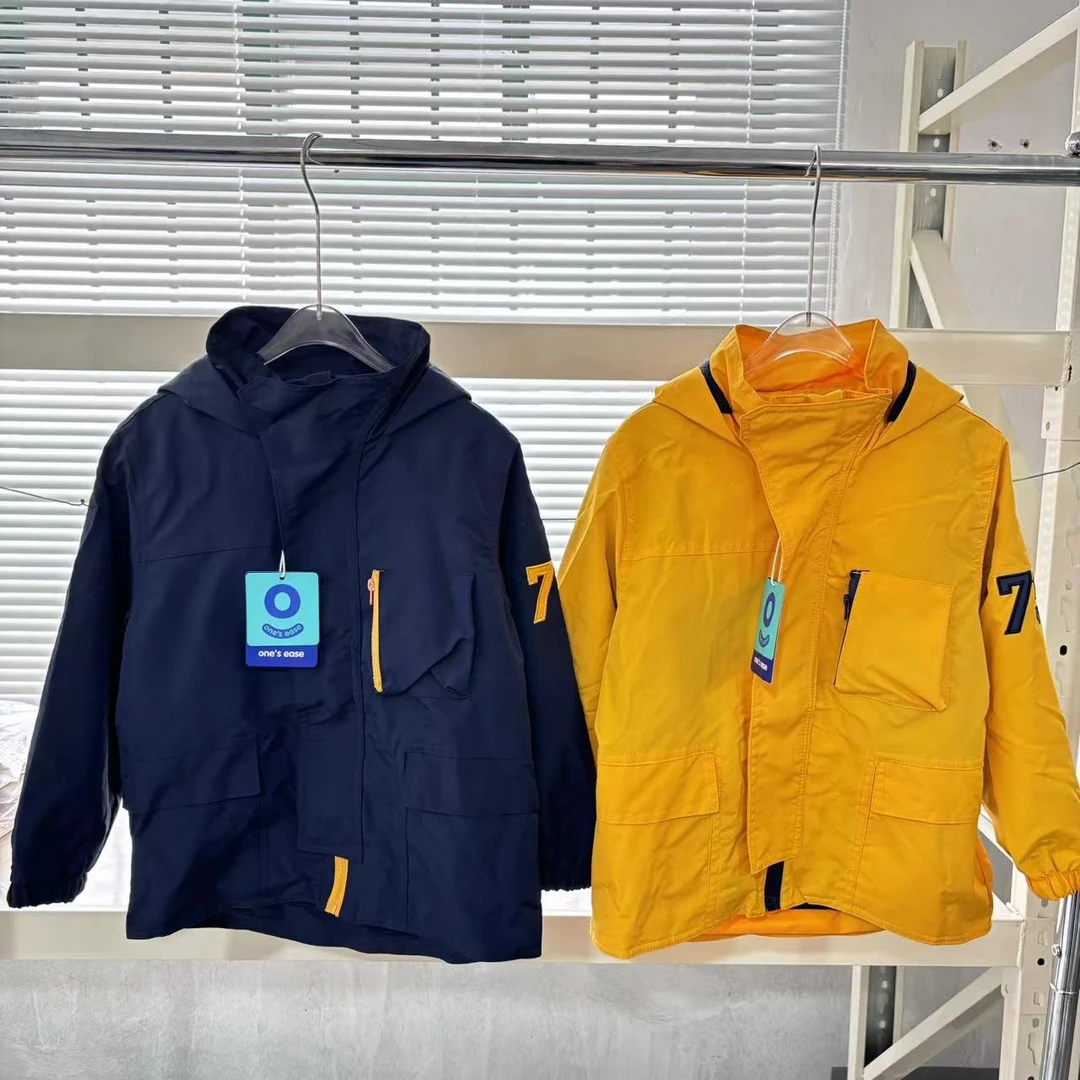 #【065】儿童加绒加厚冬季韩版儿童休闲双层连帽外套防风上衣保暖