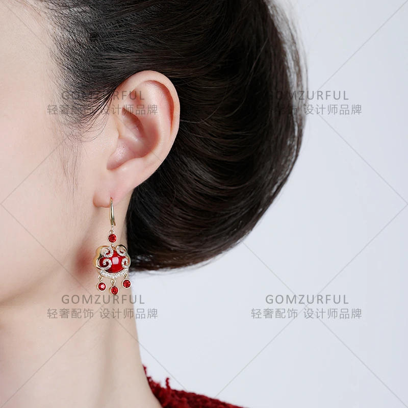 铜合金耳饰 【祥云】GZ0144简约百搭轻奢公主气质 耳钉 小众 时尚