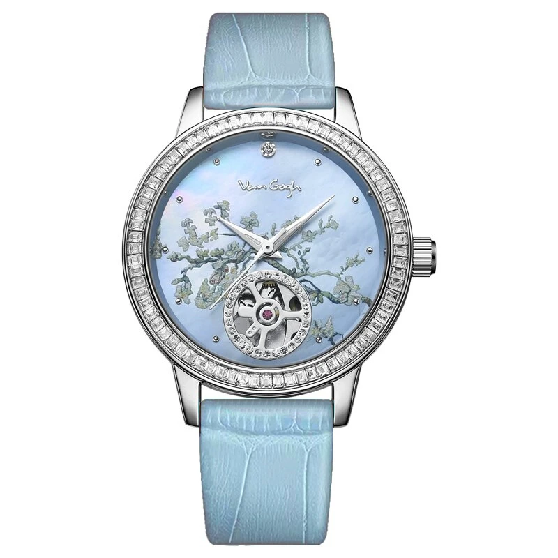 【官方授权】梵高手表韵绘系列盛开的杏树女表M-SLLB-0927S WK
