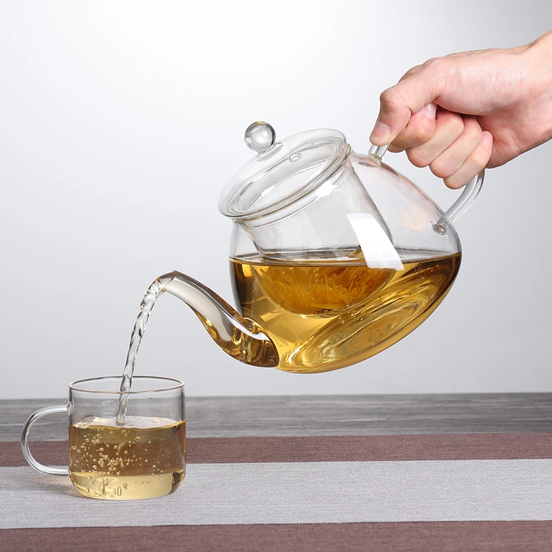 大容量玻璃煮茶壶加厚耐热玻璃泡茶壶带玻璃茶漏烧水壶电陶炉适用
