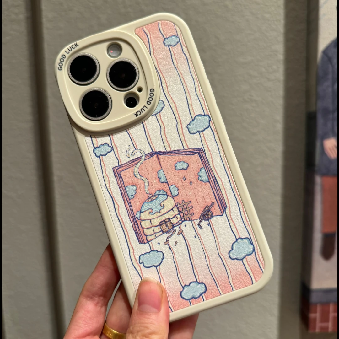 「苹果/华为/小米/OPPO/VIVO」蒙元素民族风全包防摔个性小羊皮网红