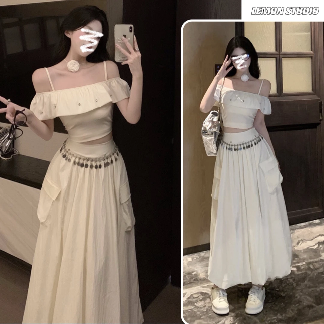 小个子时尚套装今年流行两件套2025新款夏装搭配一整套高级感女装