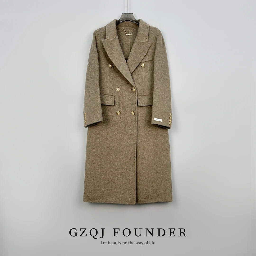 广州琴姐 设计师秋冬百搭经典时尚气质女士外套7907