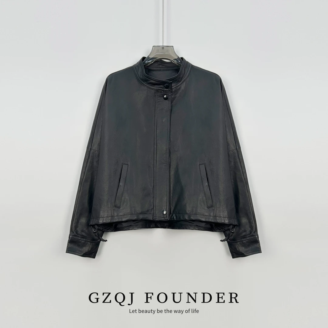 广州琴姐【初恋密码】高级感轻奢黑色外套 2307