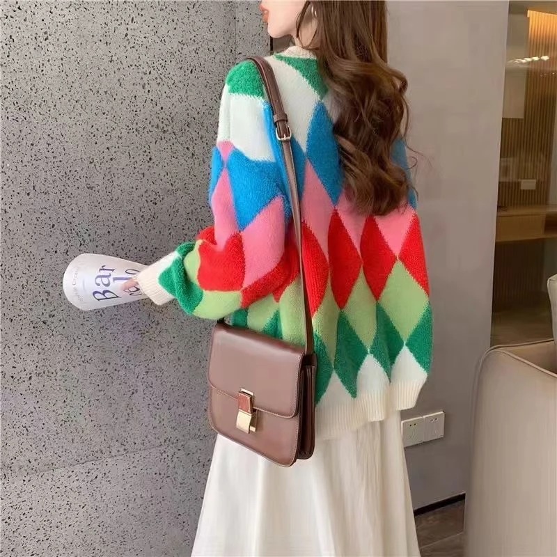 A351-A360时尚百搭休闲气质显瘦春秋毛衣衬衫【款式以直播间为准