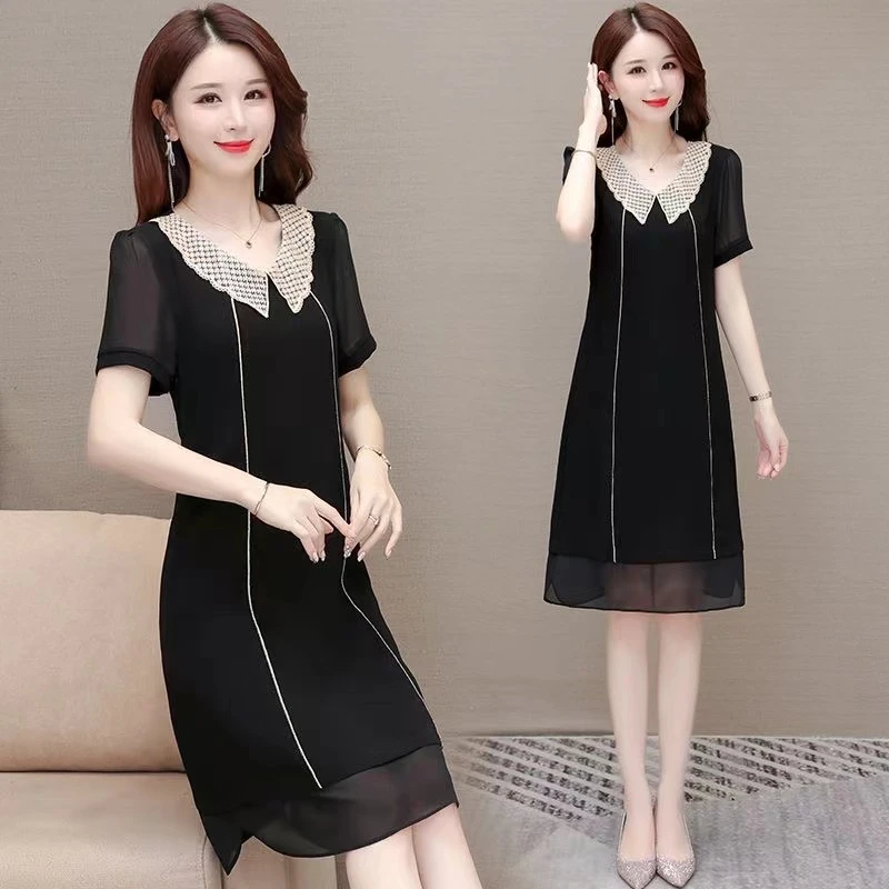 【桃姐宠粉】M300洋气休闲百搭女装连衣裙气质时尚夏季新款裙子