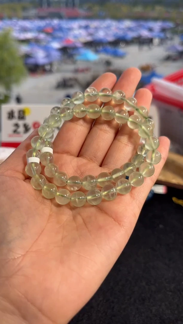 【闪购商品】葡萄石手绳未镶嵌52多样性发其一/
