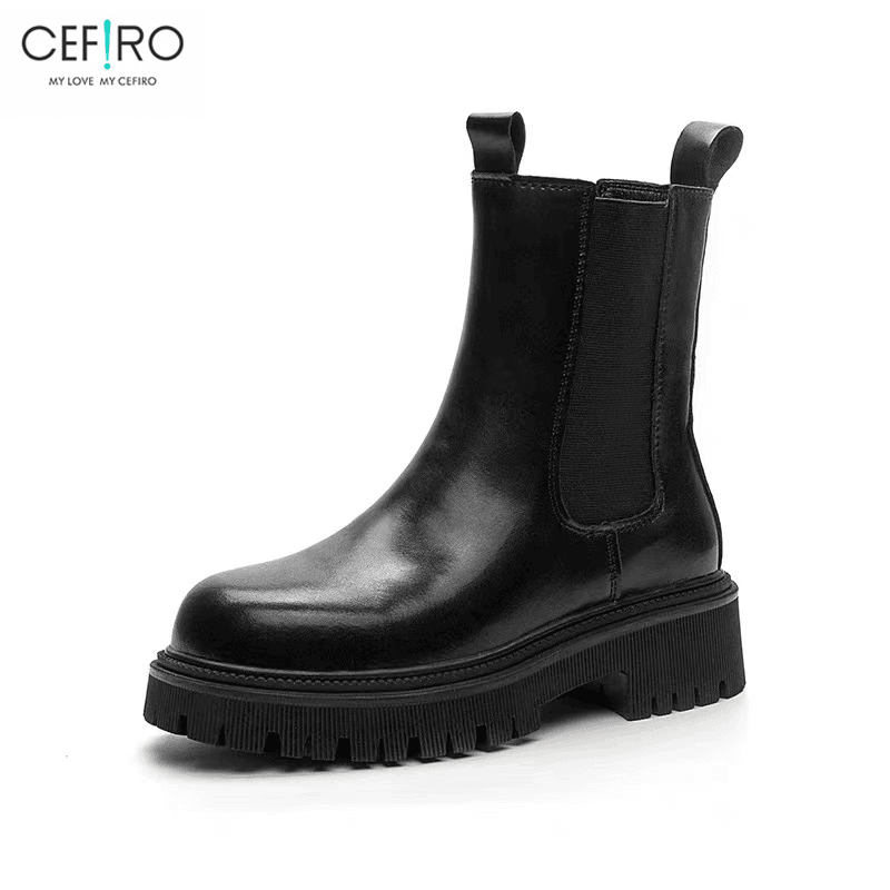 【CEFIRO · 塞飞洛】马丁靴 AFF2E00810 黑色