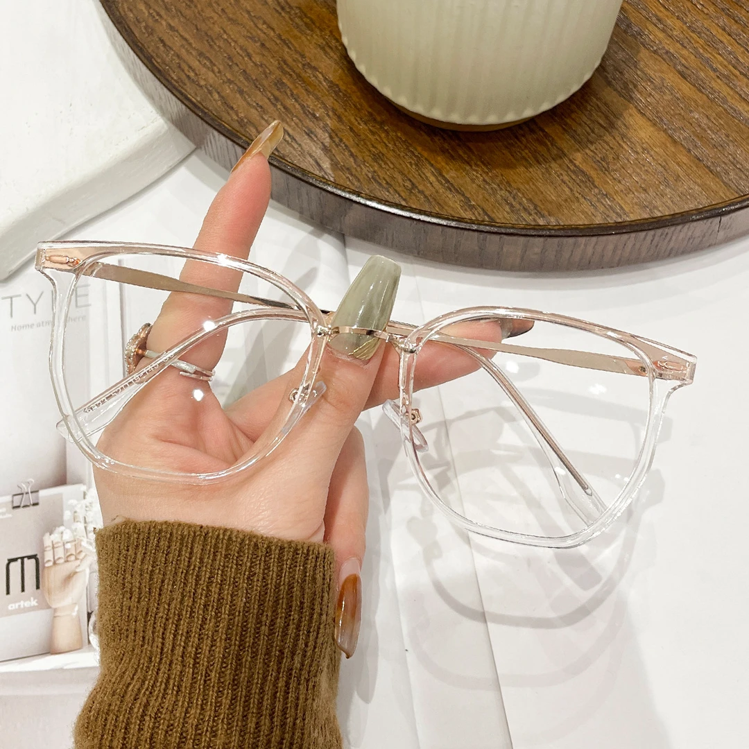 超轻TR90防蓝光眼镜女韩版潮流大框时尚眼镜架男女平光镜护目素颜