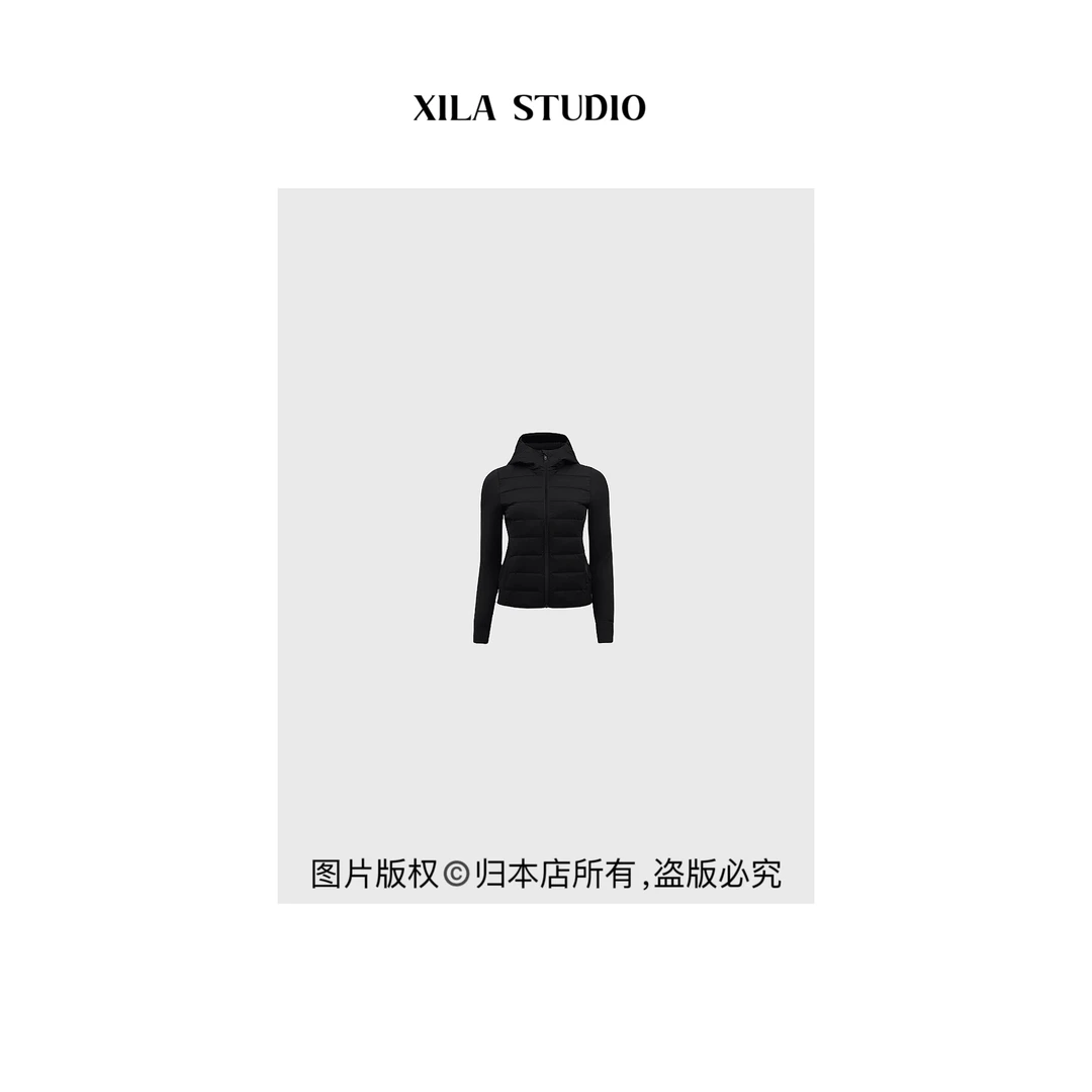 【XILA】零压感轻盈保暖羽绒服收腰夹克外套