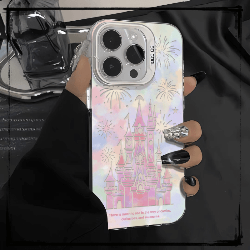 烟花新年梦幻城堡苹果15手机壳iPhone13/14promax高级12/11元气壳