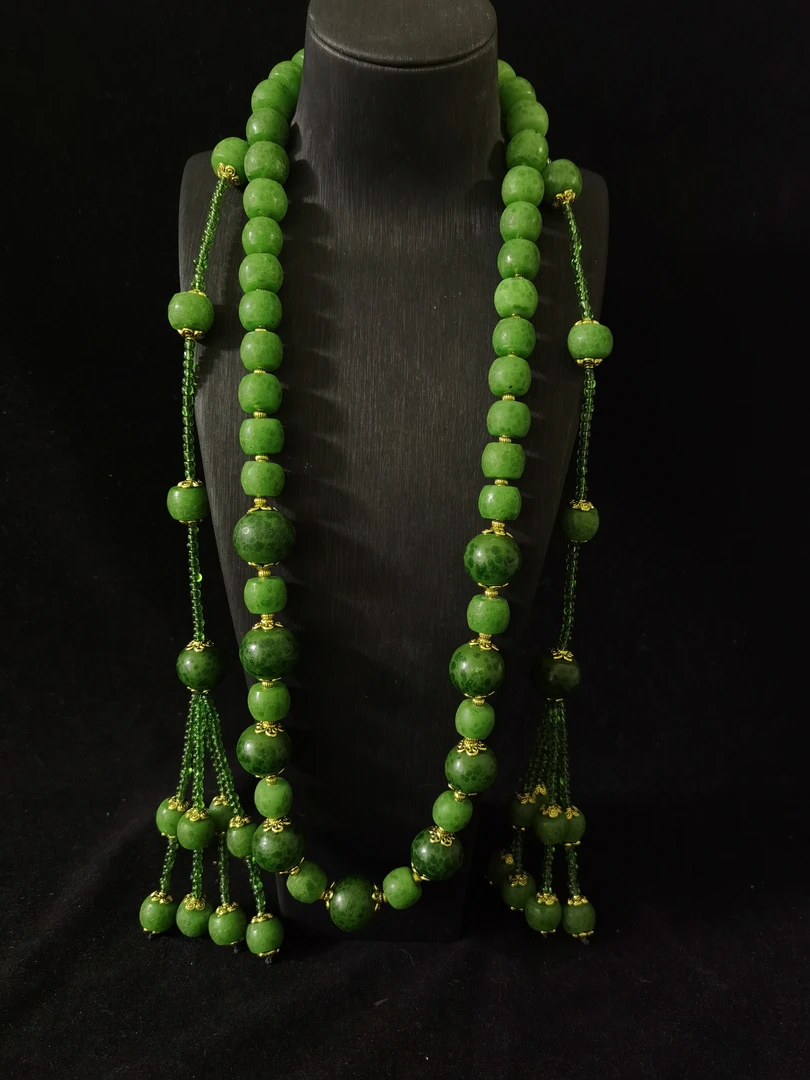 1114复古琉璃项链