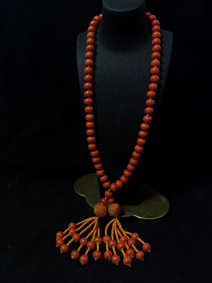 3267复古琉璃项链