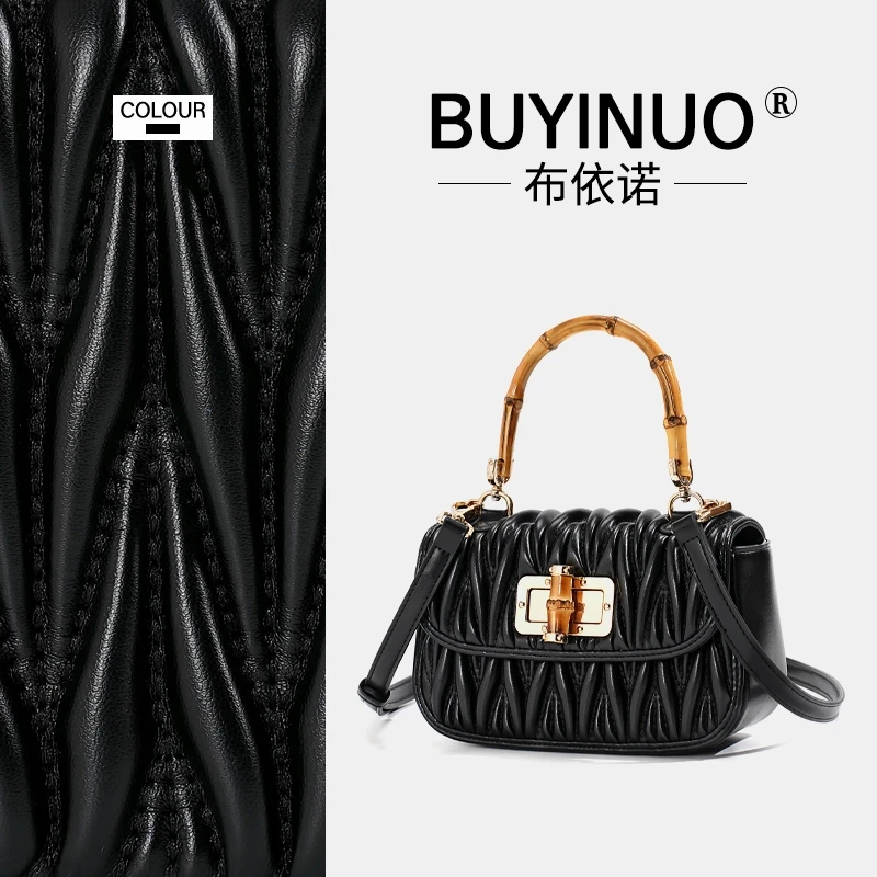 10秋冬2033（长20高13厚7）褶皱款小众设计时尚单肩包休闲斜挎包